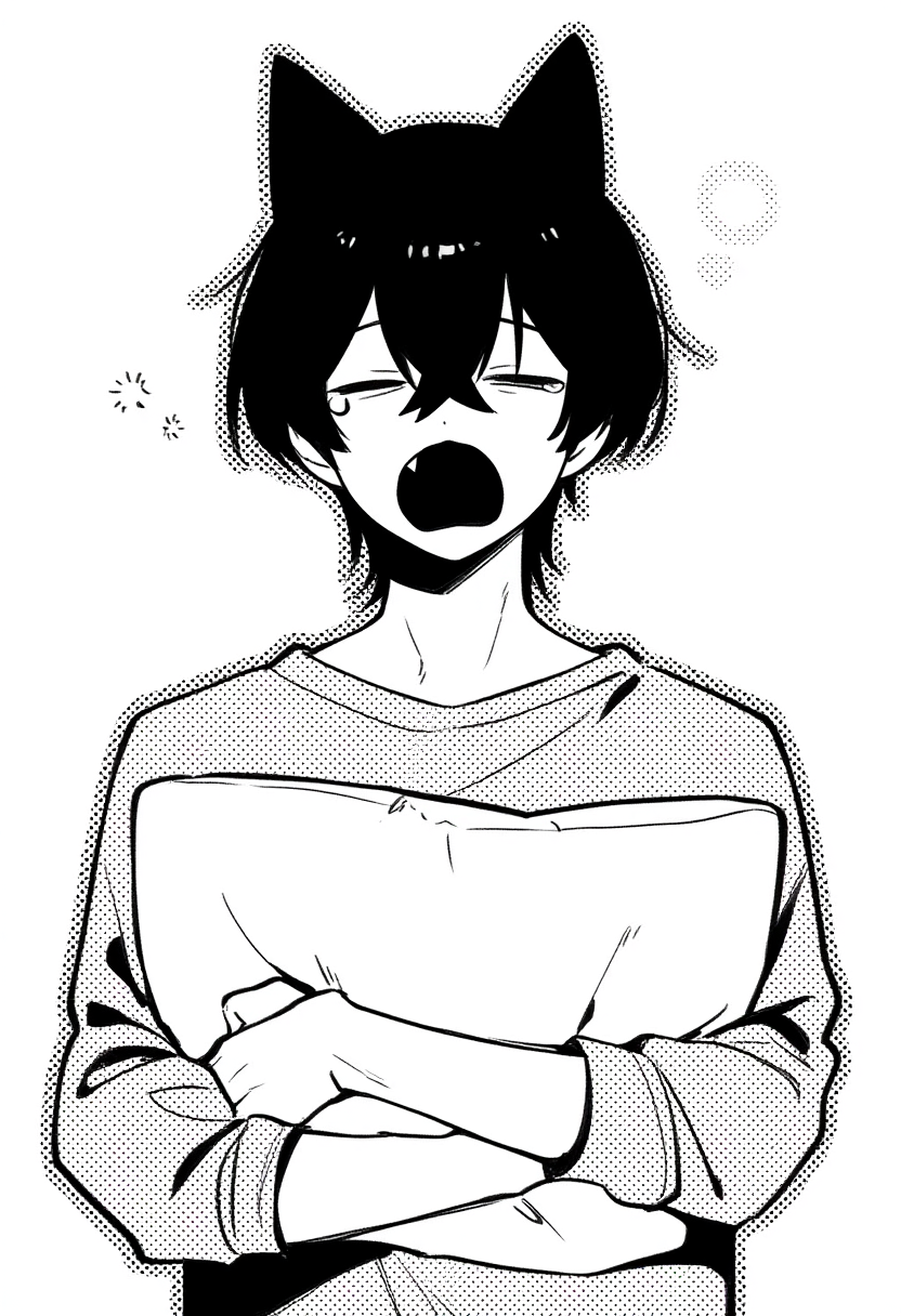 1boy, manga page, halftone texture, white background, highly finished, smooth sh s-309433247.png