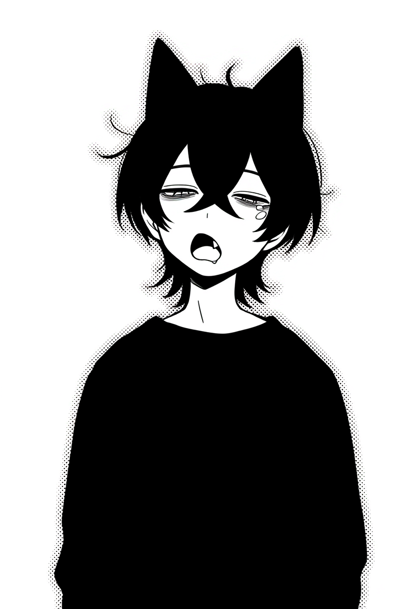 1boy, manga page, halftone texture, white background, highly finished, smooth sh s-3253607277.png