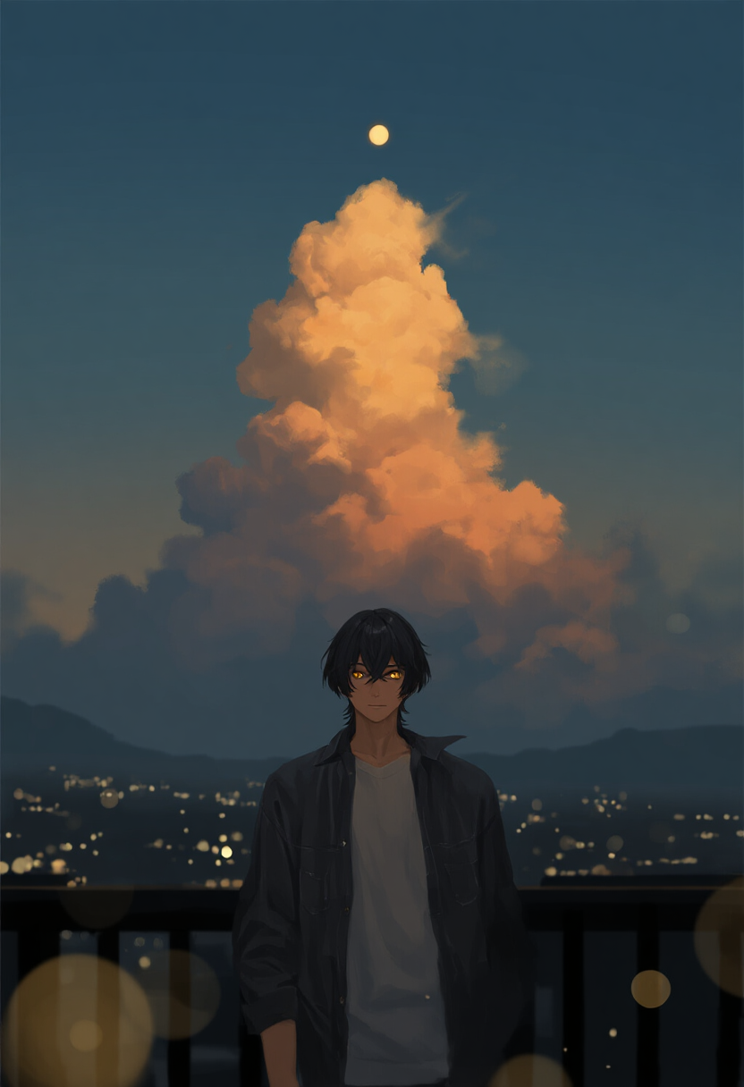 scenery, city, depth of field, realistic, no lineart, lens flare, 1boy, day, sun s-1208212177.png