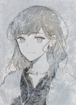 1girl,brown hair,cyan eyes, {black robe, white robe} s-1359769897.png